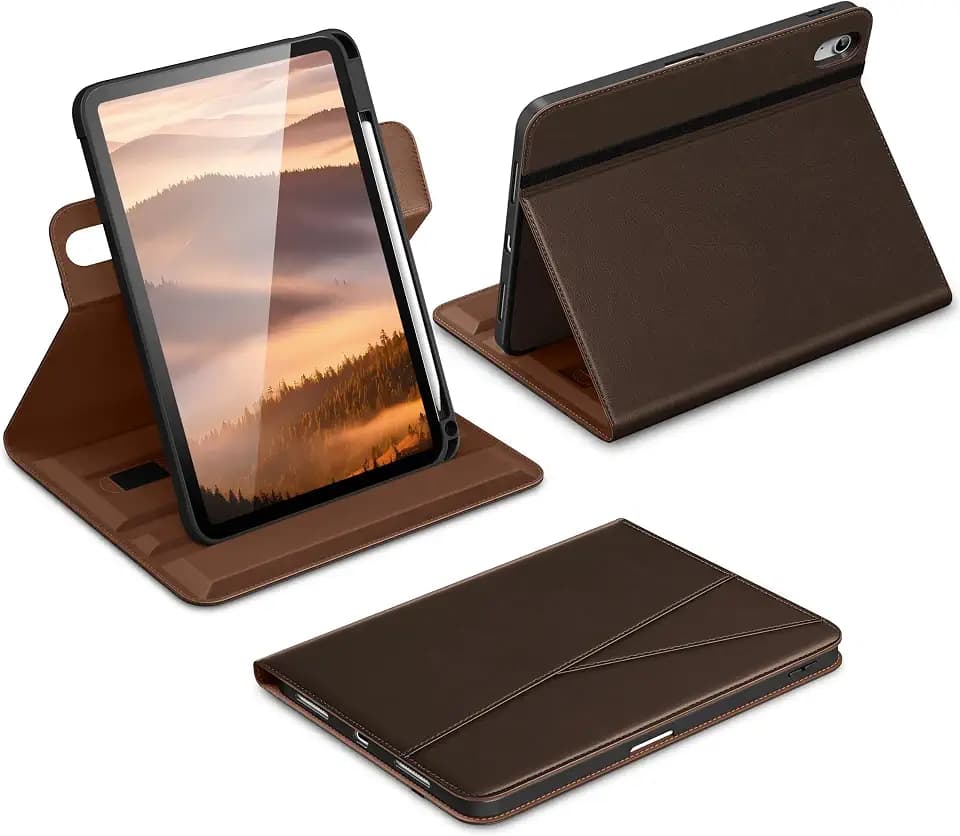 DTTO for iPad Air 11 inch Case M4 / M3 / M2 (2026/2025/2024), Dark Brown-1