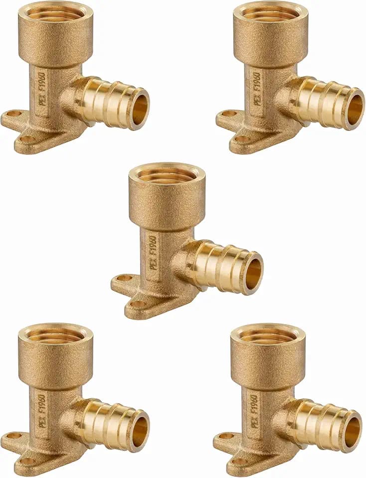 5 piece EFIELD 1/2"Pex A x 1/2" Female NPT Drop-ear Elbow Fitting