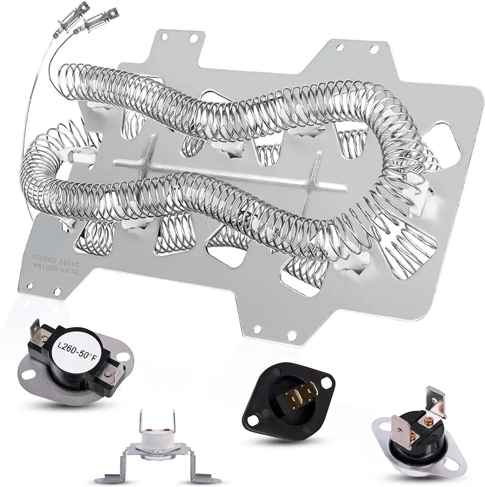 Heating Element for Samsung DV45H7000EWA2 DV363EWBEUFA1 DV393ETPAWRA1 Dryer