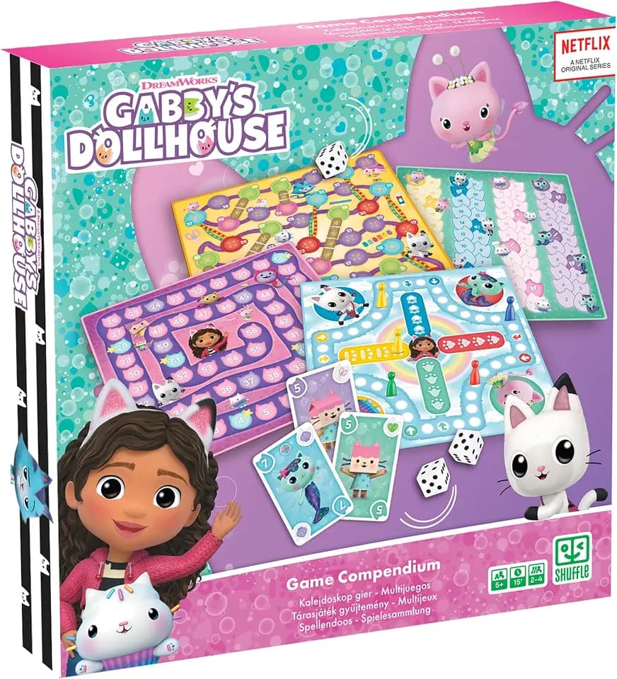 Cartamundi Gabby's Dollhouse - Spielesammlung, White