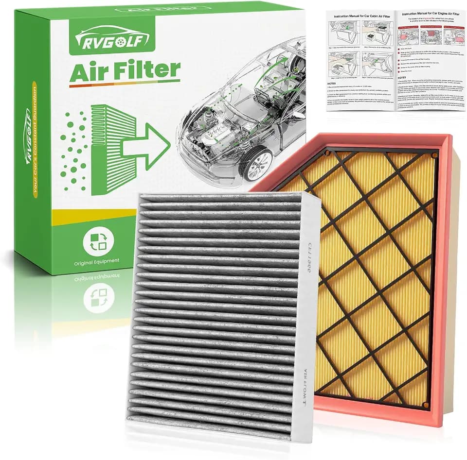 Engine+Cabin Air Filters Fit for 2020-2026 CT4 (2.0L/2.7L) ＆ CT5 (2.0L)