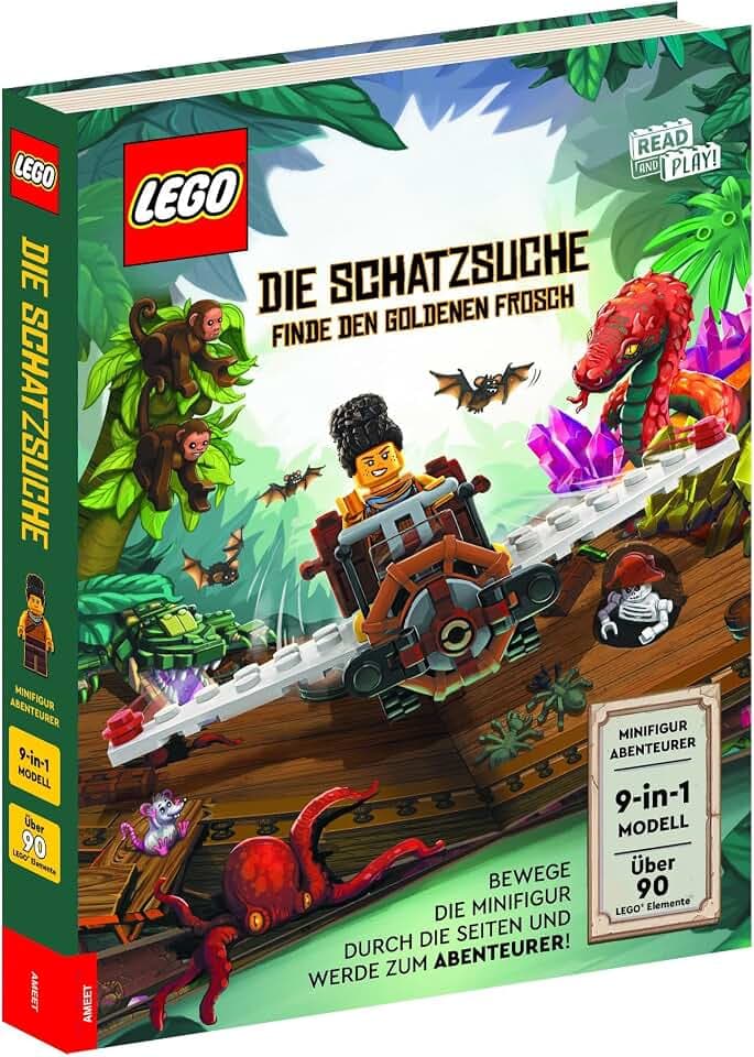 LEGO® - Die Schatzsuche - Finde den goldenen Frosch: mit Minifigur "Anna Wilson" und über 90 LEGO-Steinen