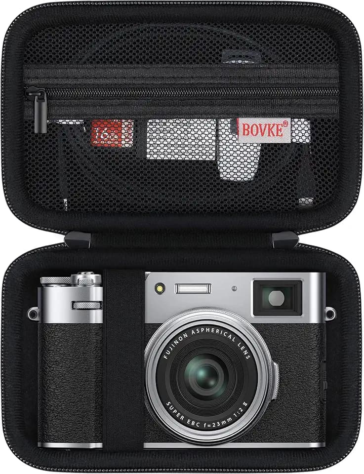 BOVKE Carrying Camera Case for Fujifilm X100VI/ X100V/ X-E5 Digital Camera