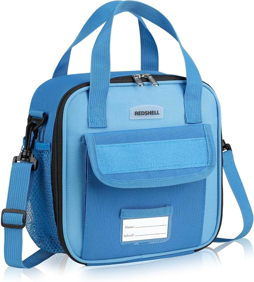REDSHELL Lunch Box Kids, Large Insulated Lunch Bag for Boys, Dark Blue