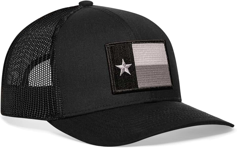 Texas Flaggenhut – Texas Trucker Mütze Baseball Cap TX Staatsflagge Snapback Golf Hut