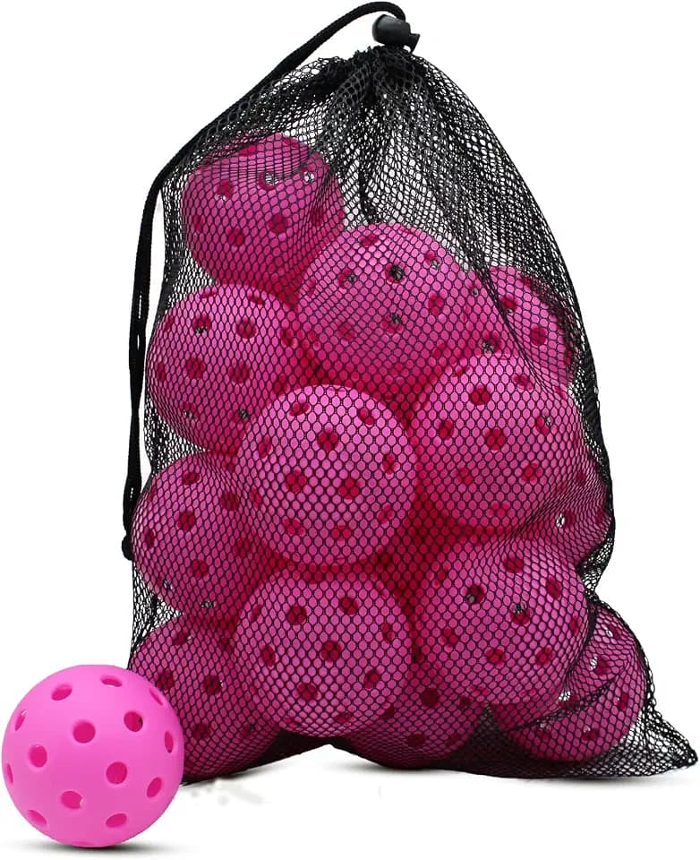Magicorange Pickleball Balls,USAPA Approved 40 Holes Outdoor Pickleballs