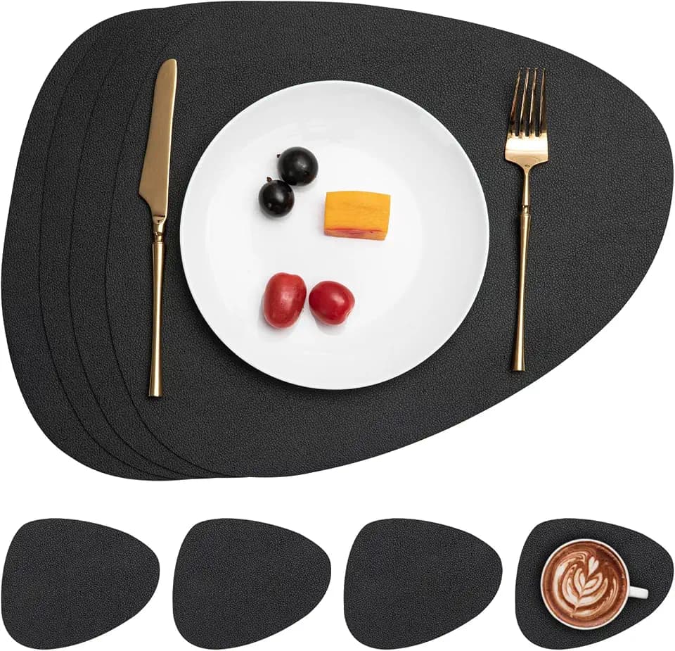 Myir JUN Tischsets abwaschbar doppelseitige Platzdeckchen abwaschbar
