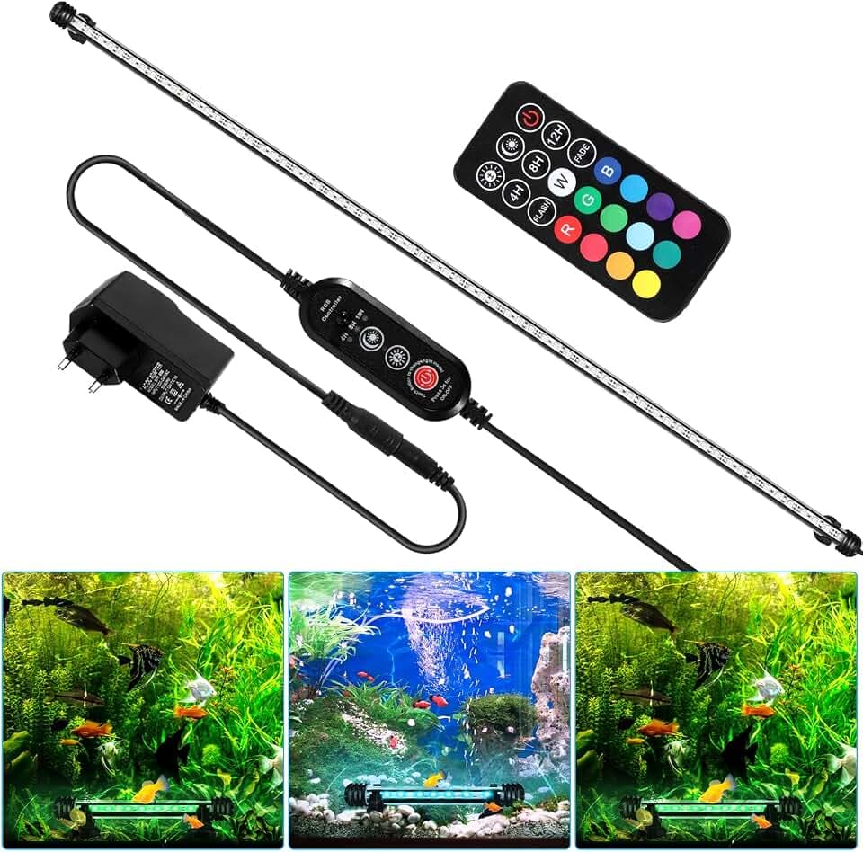 18-112cm Wasserdicht Fische Licht Aquarium Light Aquariumleuchte Unterwasser