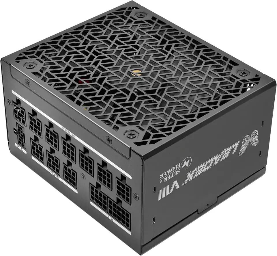 Super Flower Leadex VIII Platinum PRO 850W Power Supply, ATX 3.1, Black