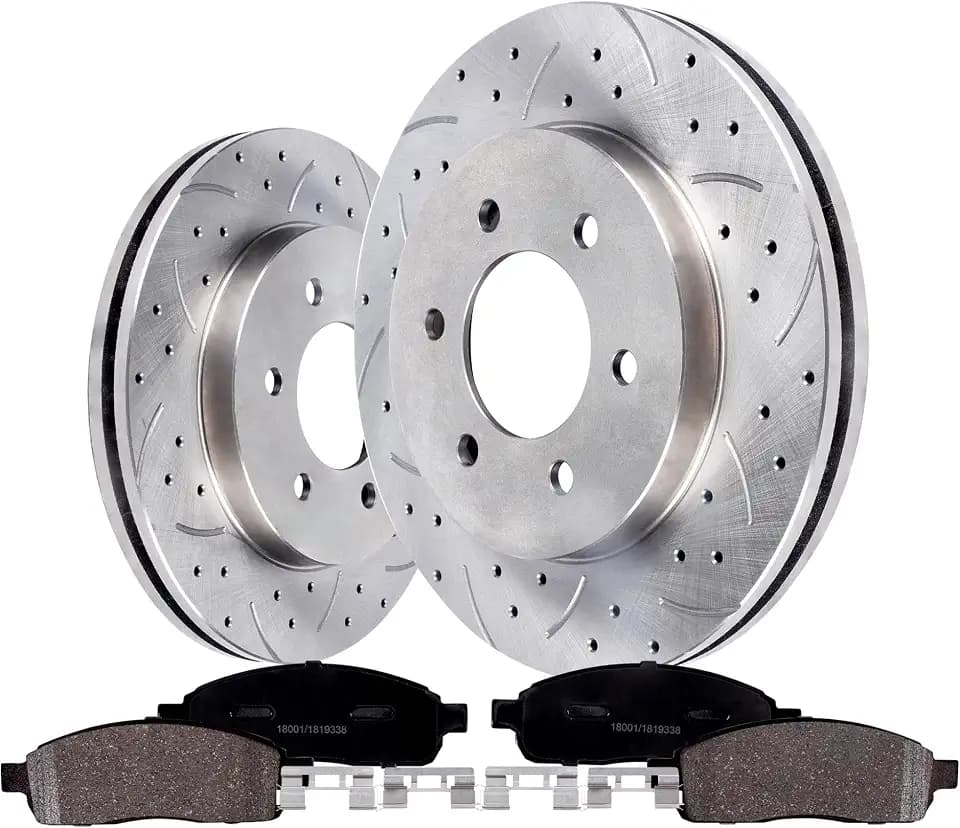 Front Brake Pads and Rotors Kit for Ford F-150 2005-2008