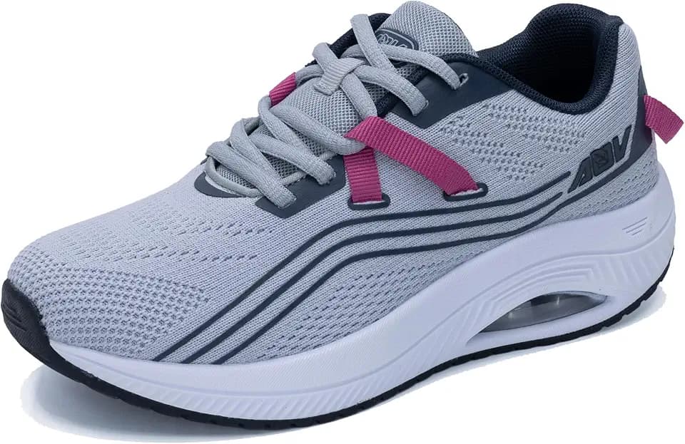 AOV Women's Wide Arch Support Walking Shoes Orthotic Tennis Sneakers