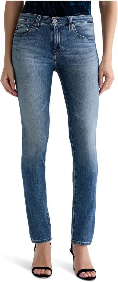 AG Women's Prima Low Rise Cigarette Jean in Kinship, Kinship, Size: 30, Inseam: 30