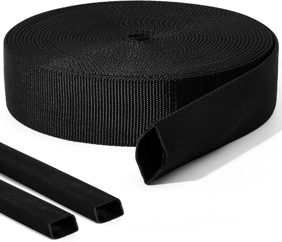 Hanaive 26 Ft Nylon Hydraulic Hose Protector Sleeve Cover,2 Inch Id