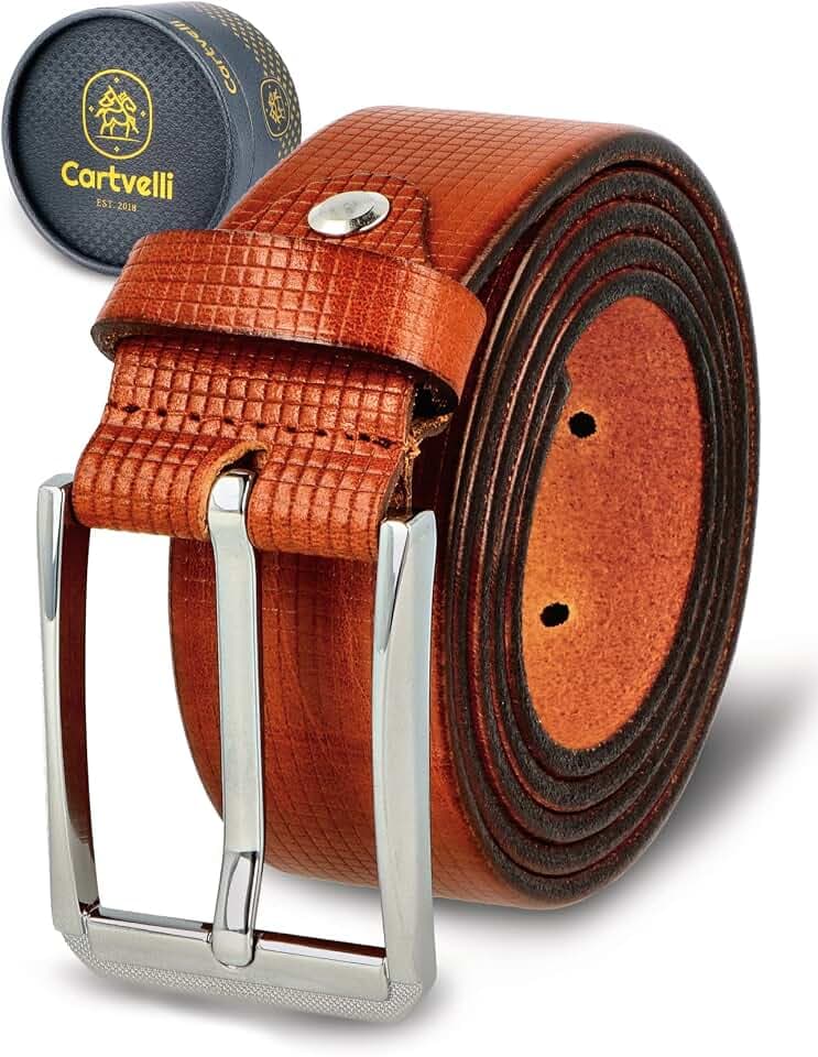 Business Ledergürtel Herren inkl. Geschenkbox Made in Germany - Echt Leder Gürtel Anzug 35mm
