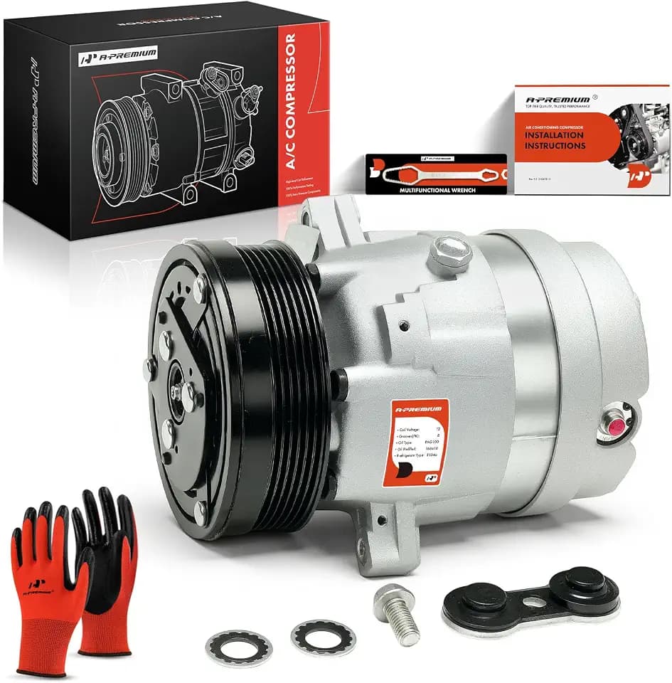 A-Premium Air Conditioner AC Compressor with Clutch