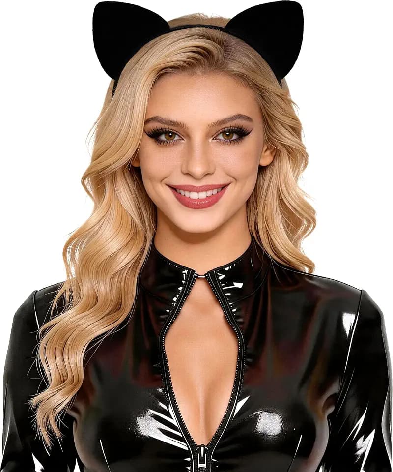 Bonnie Z. Leonardo Furry Padded Cat Ears Headband