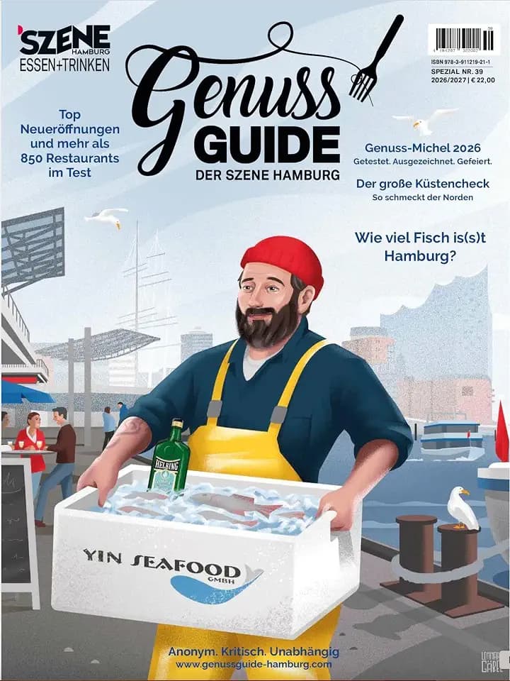 SZENE HAMBURG ESSEN + TRINKEN 39/2026: Der wichtigste Gastro Guide für Hamburg