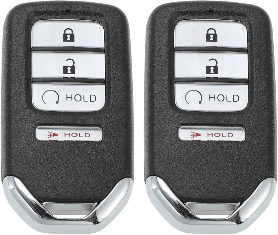 X AUTOHAUX KR5T41 434Mhz Replacement Keyless Entry Remote Smart Key Fob for Honda Ridgeline 2019-2024 72147-T6Z-A51 72147T6ZA51 47 Chip 4Buttons 2Pcs