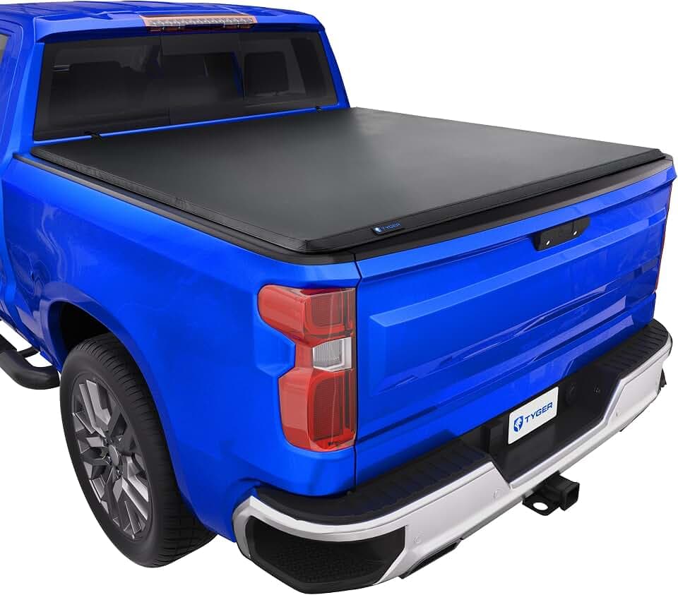 Tyger Auto T3 Soft Tri-fold Truck Bed Tonneau Cover Compatible with 2019-2026 Chevy Silverado GMC Sierra 1500 (Not Fit 19 LD/Limited) | 5'10" (70") Bed | TG-BC3C1053