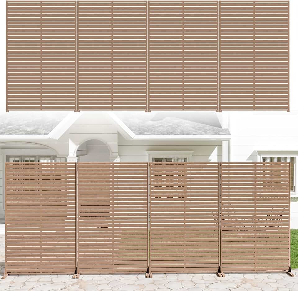72" Privacy Screen Outdoor Privacy Fence Panel for Patio
