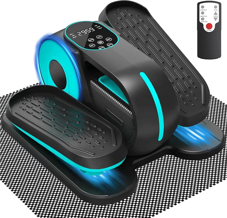 Under Desk Elliptical Leg Exerciser as Seen on TV Sitting for Senior