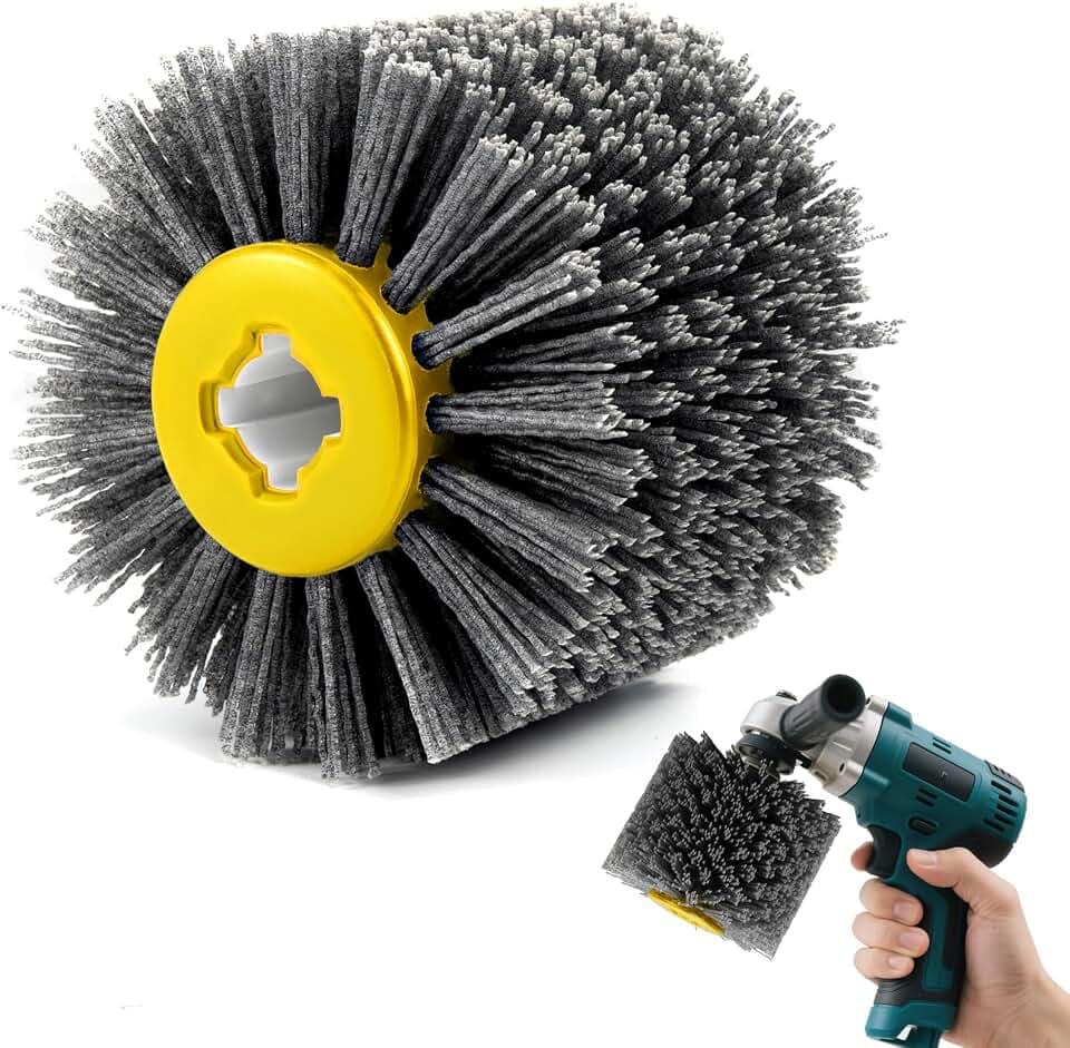 Nylon-Schleifbürste 120 x 100 mm, 80er Körnung für Winkelschleifer
