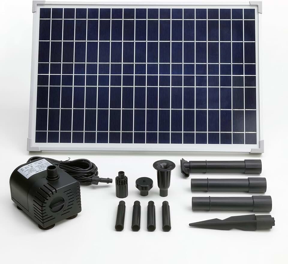 25W Solar Panel with Dry-Run Water Pump KIT (No Backup Battery)