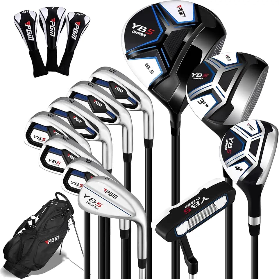PGM 12/15 Pieces Men's Complete Golf Club Set for Right Handed