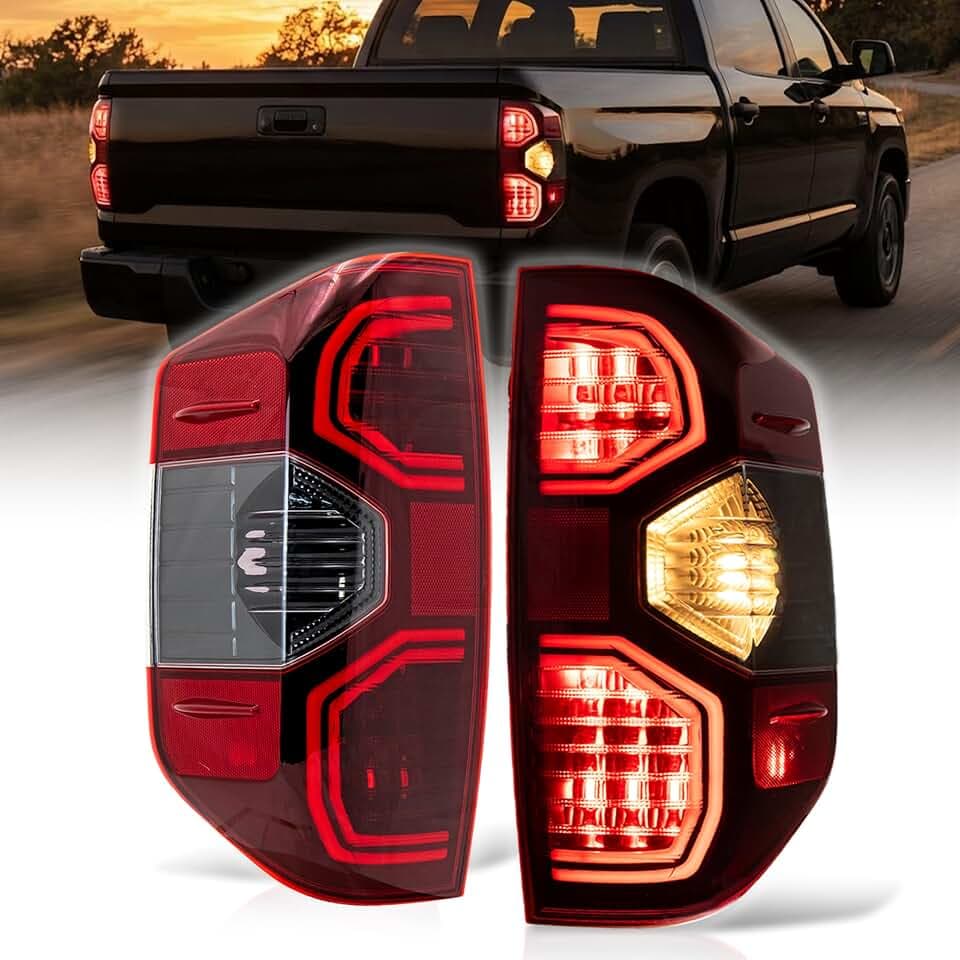 LED Tail Light Fit For 2014-2021 Toyota Tundra Red Driver&Pessenger Side