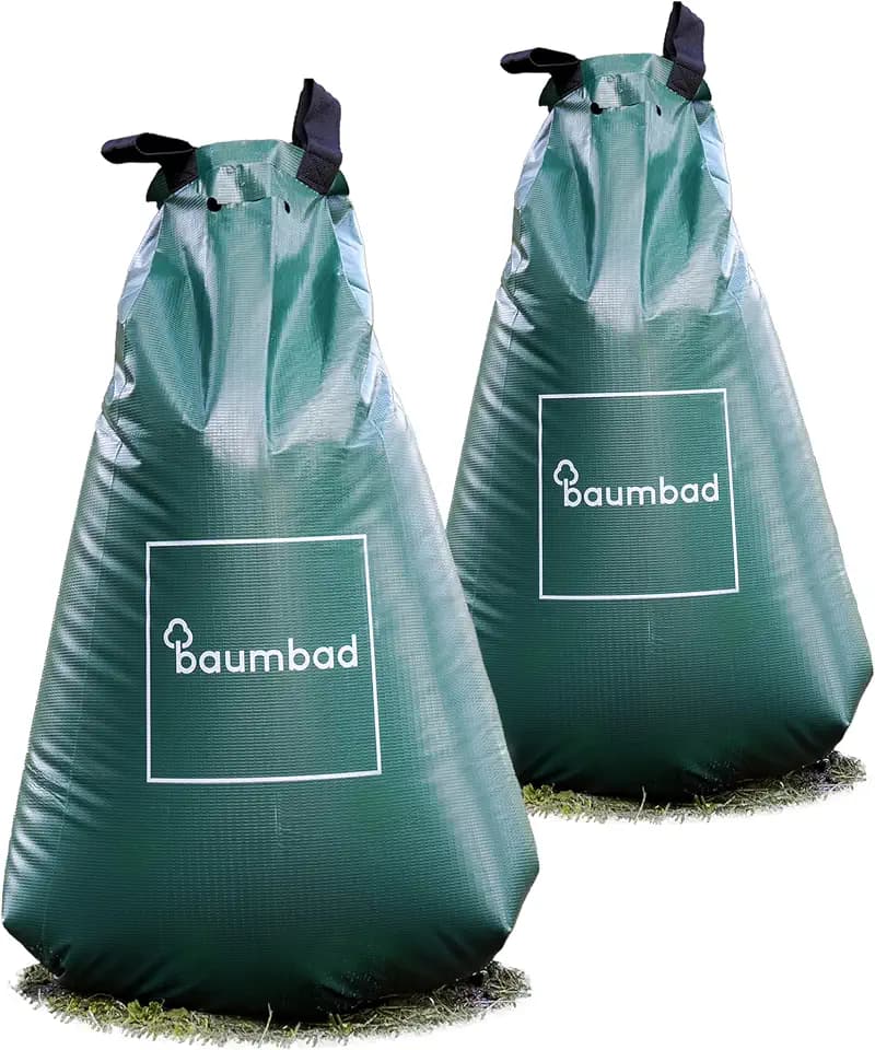 1 Premium Watering Bag 20 Gallons PVC UV Resistant Slow Release Watering Tree Bag in Green Visit The baumbad Store (2, 20 Gallons)