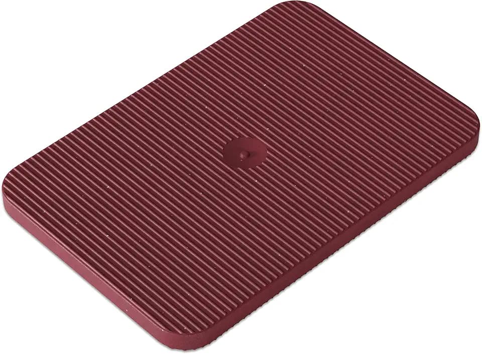 Premium Unterlegplatten 60x 40x 3mm rot 250 Stk. Abstandshalter