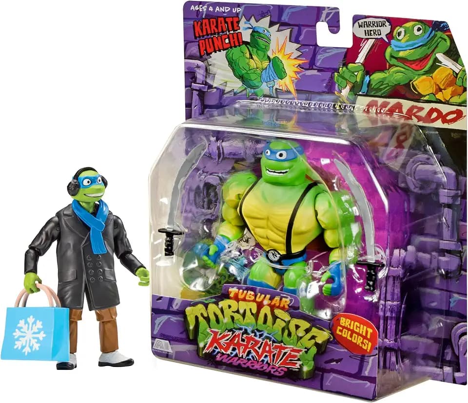 Teenage Mutant Ninja Turtles Leonardo and Nardo Theatrical Short Figure 2-Pack by Playmates Toys