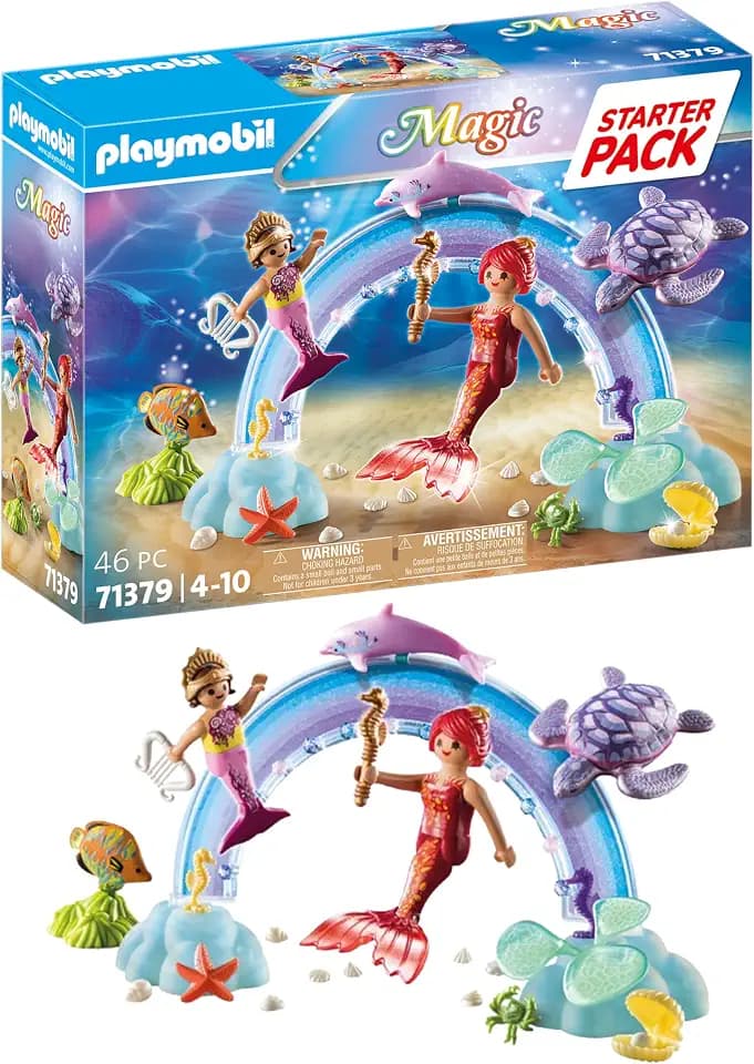 PLAYMOBIL Magic 71379 Starter Pack Meerjungfrauen, ab 4 Jahren