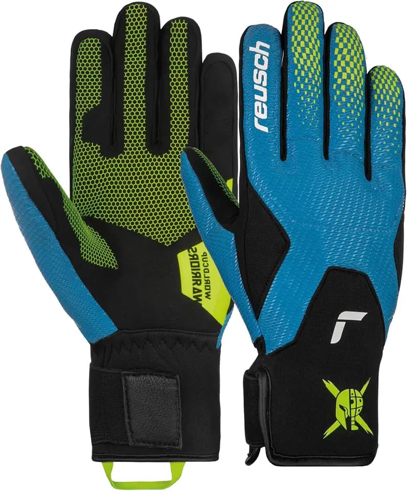 Reusch Worldcup Warrior Speedline sehr warme, Winddichte und atmungsaktive Unisex Winterhandschuhe Fingerhandschuhe Schneehandschuhe Skihandschuhe für Damen und Herren für Grip und Schutz