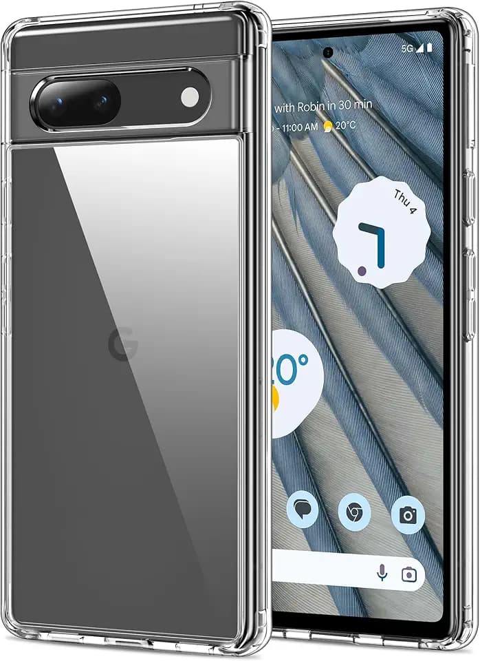HOOMIL Case for Google Pixel 7A, Anti-Yellowing, Crystal Clear