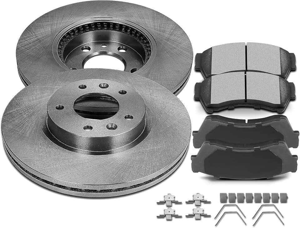 SCITOO Front 11.75" Brake Pads and Rotors Kits Brakes Kit:54142;D1164-8277