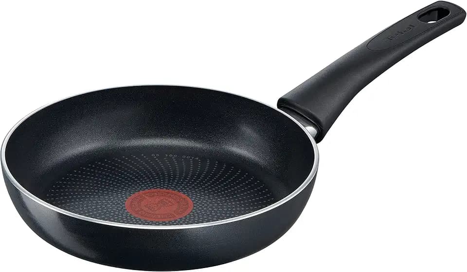 Tefal C27802 Generous Cook Bratpfanne 20 cm | Antihaftversiegelung | Thermo-Signal | Thermo-Fusion-Boden für alle Herdarten Induktion | tiefe Form | Schwarz