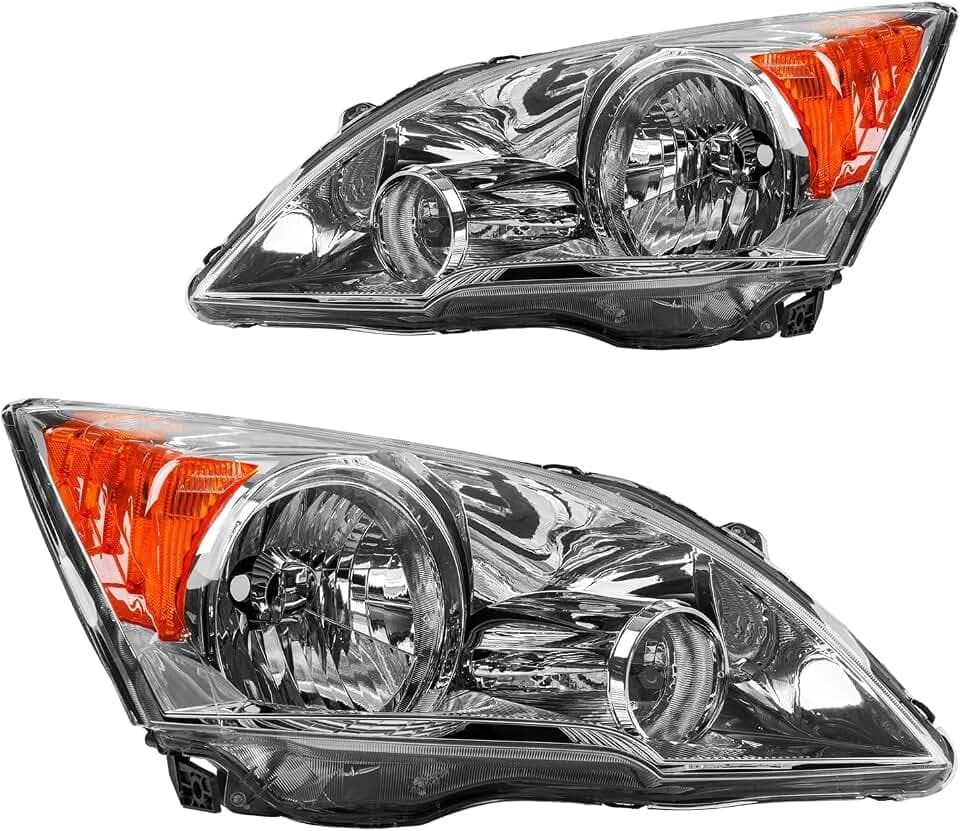 Torchbeam Headlights Assembly Compatible with 2007-2011 CR-V