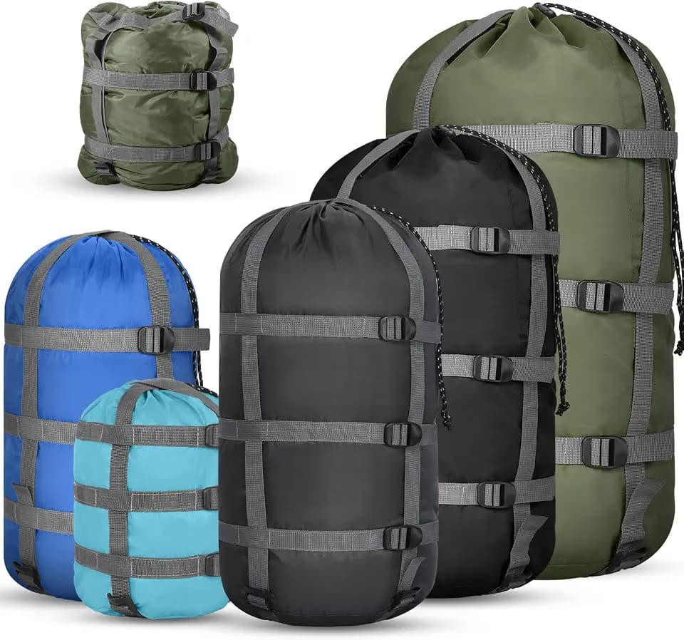5 Pack Compression Stuff Sacks
