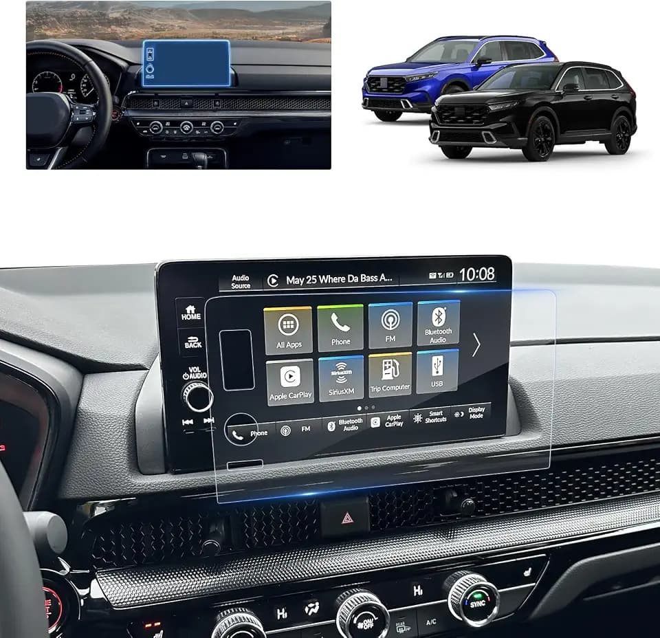 for 2026 Honda CRV Screen Protector for 2023-2025 CR-V EX-L/2023-2026 Sport Touring/2024-2025 Sport-L 9-In Display for Honda CRV Hybrid Accessories Tempered Glass Protective Film