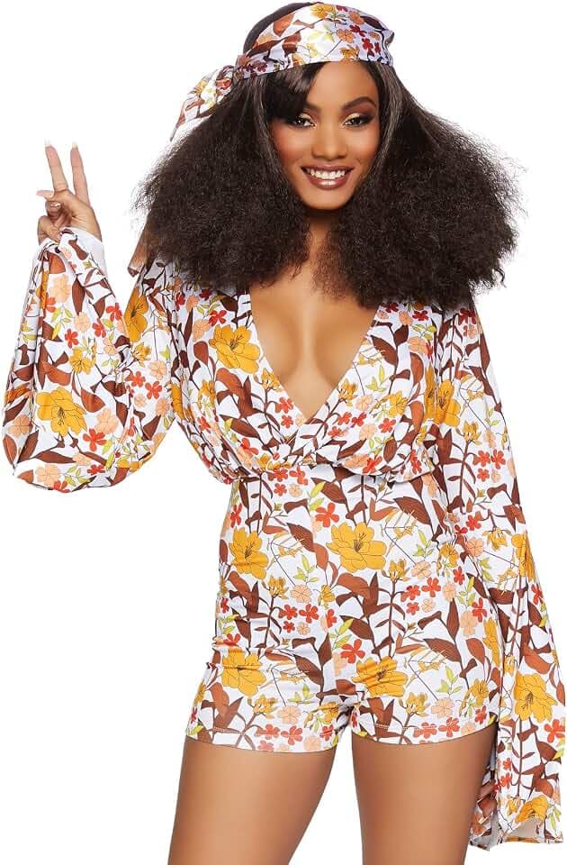 LegAvenue Boogie Down Babe 20's, 60's & 80's Multicolor