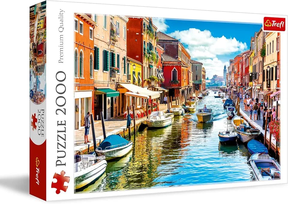 Trefl Murano Island, Venice - 2000 Piece Puzzle 37.8"x26.9"