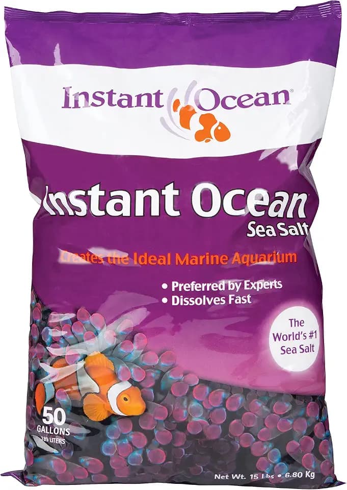 Instant Ocean Sea Salt for Marine Aquariums, 50 Gallons
