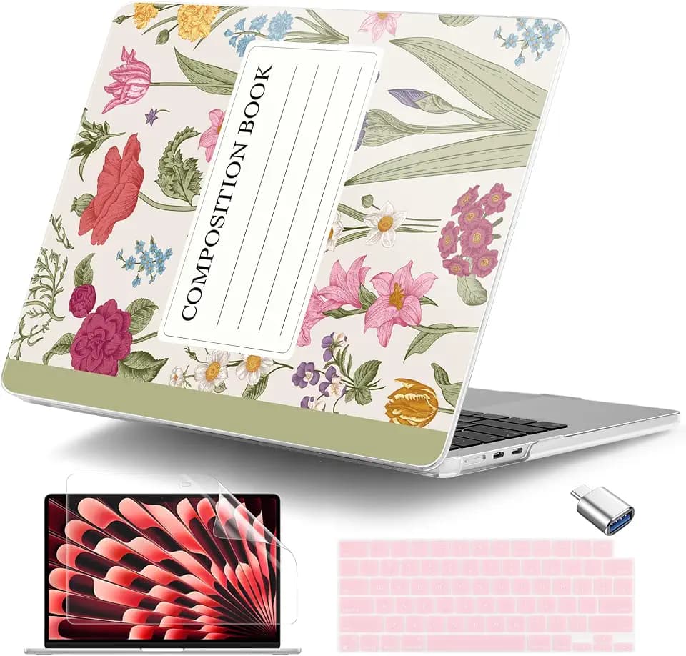 DONGKE for MacBook Air 15 inch Case M5 M4 M3 M2 2026-2023, Printed Case