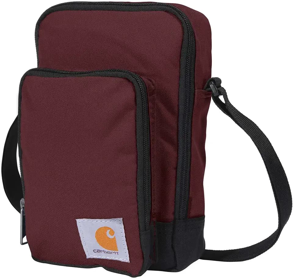 Carhartt Crossbody Zip Bag, Durable, Adjustable Crossbody Bag with Zipper Closure for Men and Women