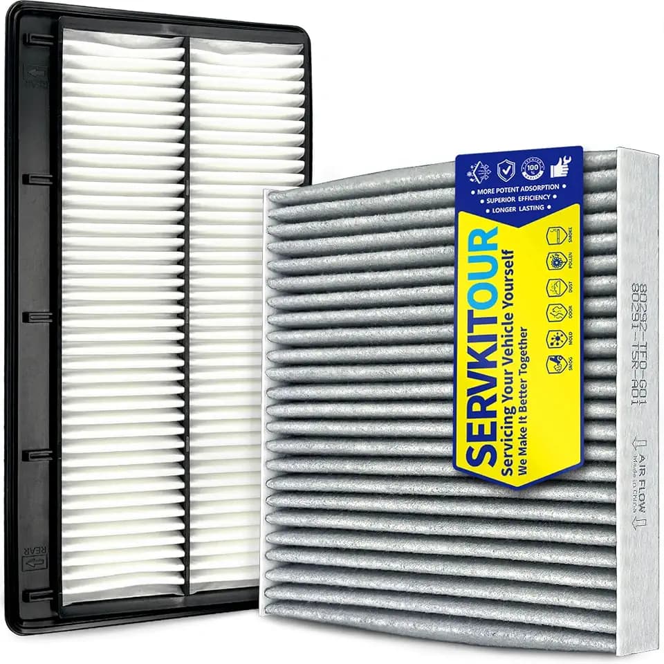 Engine Cabin Air Filter Set for Pilot (2023 2024 2025 2026) 3.5L