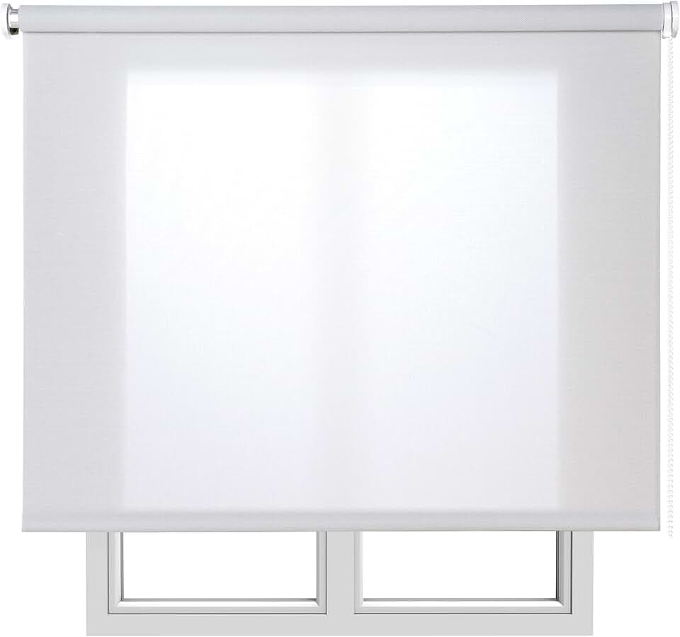 Estores Basic 14955 Klemmrollo, grau, 140 x 180 cm, 1 Stück