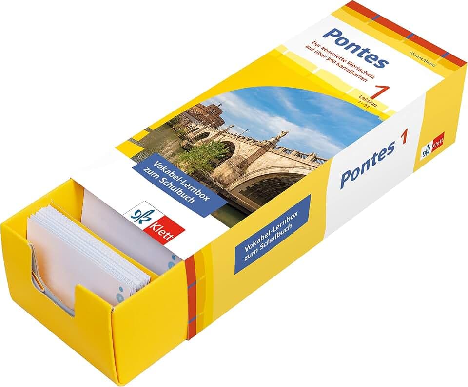 Pontes Gesamtband 1 (ab 2020) Vokabel-Lernbox zum Schulbuch 1. Lernjahr: Latein passend zum Lehrwerk üben (Pontes Gesamtband. Ausgabe 2020)