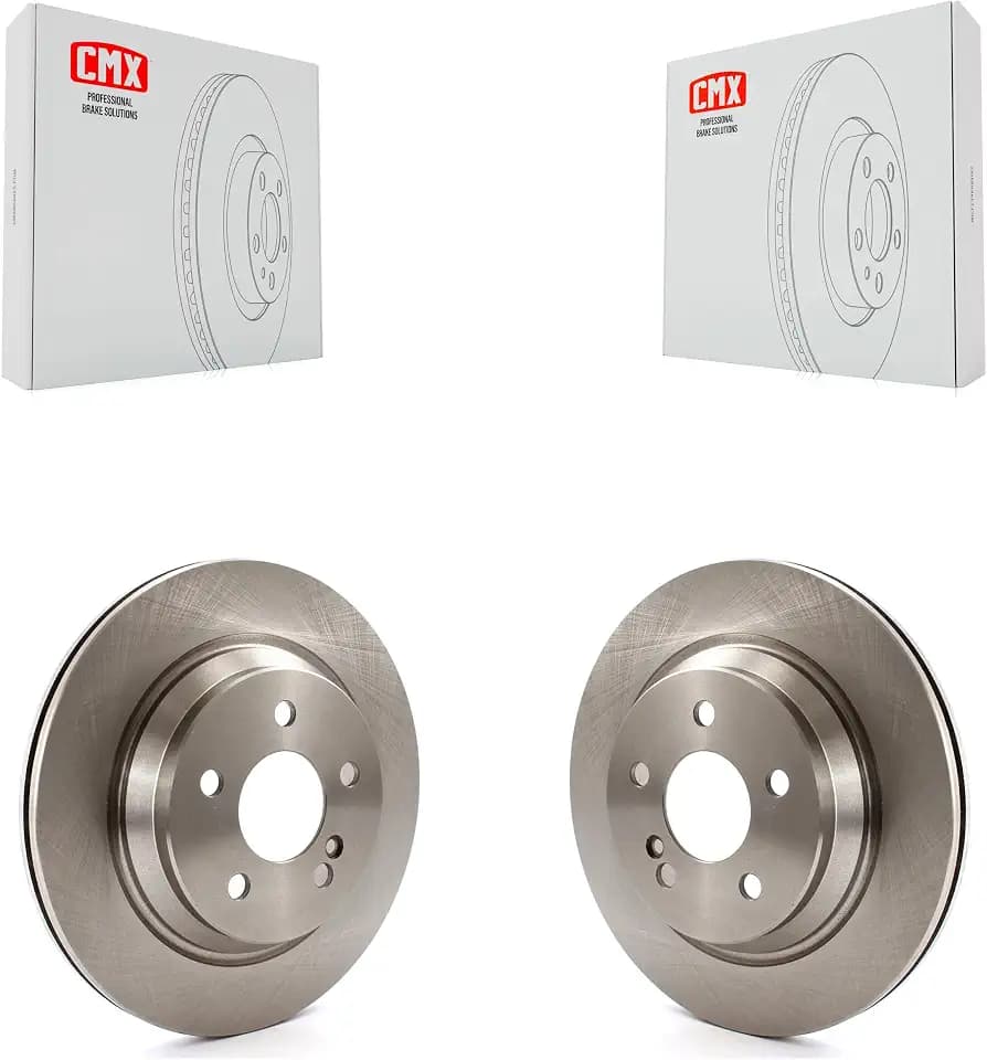 CMX Rear Disc Brake Rotors Pair Replacement For Mercedes-Benz S430 S500 CL500 S55 AMG K8-100765