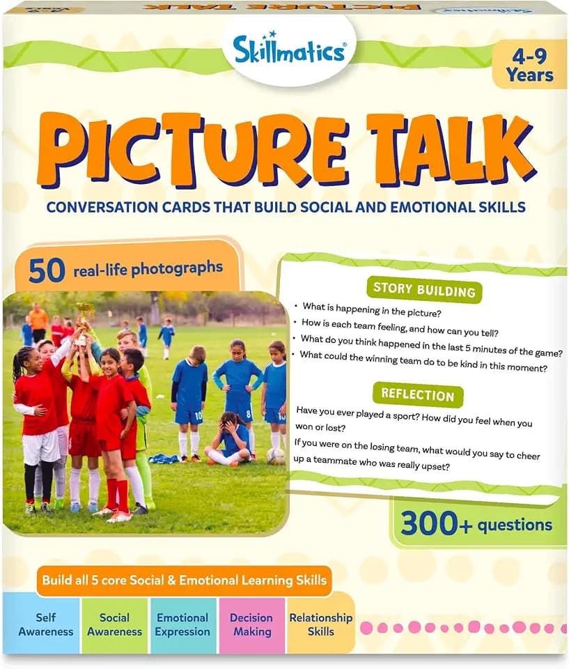Skillmatics Picture Talk – Storytelling & Conversation Cards, Gift for Kids
